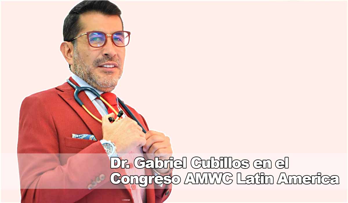 Avances en Lipoláser presentados por el Dr. Gabriel Cubillos en AMWC