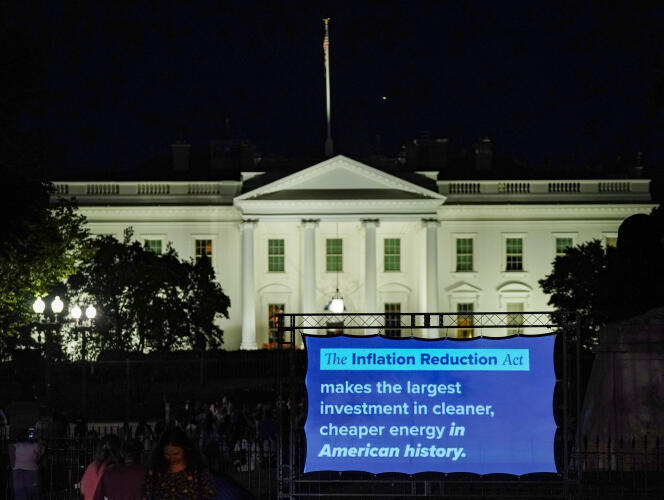 En la Casa Blanca, en Washington DC (Estados Unidos), el 12 de agosto de 2022.